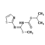 CAS#: 41227-82-1， Isopropyl [(Z)-(Methylsulfanyl)(1,3-Thiazol-2-Ylamino)Methylene]Carbamate