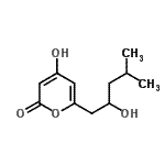 CAS#: 412277-32-8， 4-Hydroxy-6-(2-Hydroxy-4-Methylpentyl)-2H-Pyran-2-One