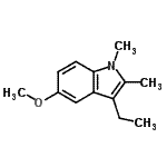 CAS#: 412284-09-4， 3-Ethyl-5-Methoxy-1,2-Dimethyl-1H-Indole