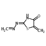 CAS#: 412311-52-5， 5-Methylene-2-(2-Methylenehydrazino)-1,3-Thiazol-4(5H)-One