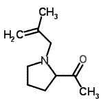 CAS#: 412320-83-3， 1-[1-(2-Methyl-2-Propen-1-Yl)-2-Pyrrolidinyl]Ethanone