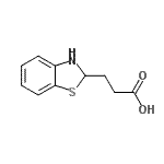 CAS#: 412333-95-0， 3-(2,3-Dihydro-1,3-Benzothiazol-2-Yl)Propanoic Acid
