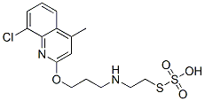 CAS#: 41287-25-6， Thiosulfuric Acid Hydrogen S-[2-[[3-[(8-Chloro-4-Methyl-2-Quinolyl)Oxy]Propyl]Amino]Ethyl] Ester