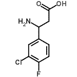 CAS#: 412925-25-8， 3-Amino-3-(3-Chloro-4-Fluorophenyl)Propanoic Acid