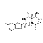 CAS#: 413615-35-7， [(2S)-1-{[(1R)-1-(6-Fluoro-1,3-Benzothiazol-2-Yl)Ethyl]Amino}-3-Methyl-1-Oxo-2-Butanyl]Carbamic Acid