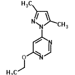 CAS 登录号：413620-37-8， 4-(3,5-二甲基-1H-吡唑-1-基)-6-乙氧基嘧啶