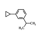CAS#: 41380-88-5， 1-Cyclopropyl-3-Isopropyl-Benzene