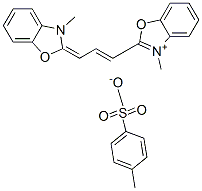 CAS#: 41503-58-6， 3-Methyl-2-[3-(3-Methyl-3H-Benzoxazol-2-Ylidene)Prop-1-Enyl]Benzoxazolium p-Toluenesulphonate
