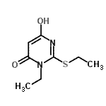 CAS#: 415714-24-8， 3-Ethyl-2-(Ethylsulfanyl)-6-Hydroxy-4(3H)-Pyrimidinone