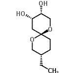 CAS#: 415921-40-3， (3R,4S,6R,9S)-9-Ethyl-1,7-Dioxaspiro[5.5]Undecane-3,4-Diol