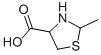 structure of CAS# 4165-32-6, 2-Methyl-4-Thiazolidinecarboxylic acid;2-Methylthiazolidine-4-Carboxylic Acid;2-Methyl-4-Thiazolidinecarboxylic Acid;4-Thiazolidinecarboxylic Acid, 2-Methyl-