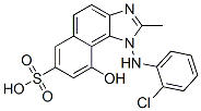 CAS#: 41680-50-6， 1-(2-Chloroanilino)-9-Hydroxy-2-Methyl-1H-Naphth[1,2-d]Imidazole-7-Sulphonic Acid