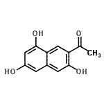 CAS#: 416860-31-6， 1-(3,6,8-Trihydroxy-2-Naphthyl)Ethanone