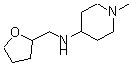 结构式 CAS# 416869-66-4, (1-甲基-哌啶-4-基)-(四氢-呋喃-2-基-甲基)-胺