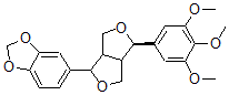 CAS#: 41689-50-3， 5-[(4R)-4-(3,4,5-Trimethoxyphenyl)-1,3,3a,4,6,6a-hexahydrofuro[4,3-c]furan-1-yl]-1,3-benzodioxole