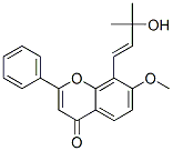 CAS#: 41689-78-5， 8-[(E)-3-Hydroxy-3-Methyl-1-Butenyl]-7-Methoxy-2-Phenyl-4H-1-Benzopyran-4-One