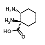 CAS#: 417702-45-5， (1R,2R)-1,2-Diaminocyclohexanecarboxylic acid