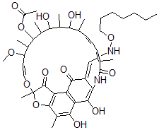 CAS#: 41776-57-2, 3-(Heptyloxyiminomethyl)Rifamycin