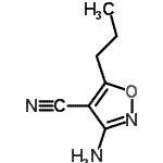 CAS#: 41808-51-9， 3-Amino-5-Propyl-1,2-Oxazole-4-Carbonitrile