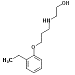 CAS 登录号：418775-06-1， 2-{[3-(2-乙基苯氧基)丙基]氨基}乙醇