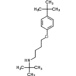 CAS#: 418787-06-1， N-(2-Methyl-2-Propanyl)-4-[4-(2-Methyl-2-Propanyl)Phenoxy]-1-Butanamine