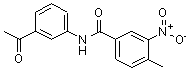 CAS#: 418787-86-7， N-(3-Acetylphenyl)-4-Methyl-3-Nitrobenzamide