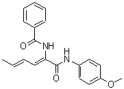 CAS#: 418796-54-0， N-{(2Z,4E)-1-[(4-Methoxyphenyl)Amino]-1-Oxo-2,4-Hexadien-2-Yl}Benzamide