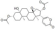 CAS#: 4189-91-7， 3b,16b-Bis(Acetyloxy)-14,15b-Epoxy-5-Hydroxy-5b-Bufa-20,22-Dienolide