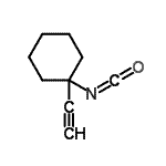 CAS#: 41891-03-6， 1-Ethynyl-1-Isocyanatocyclohexane