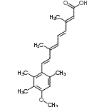 CAS#: 419534-31-9， (2E,4E,6E,8E)-9-(4-Methoxy-2,3,6-Trimethylphenyl)-3,7-Dimethyl-2,4,6,8-Nonatetraenoic Acid