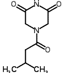 CAS#: 419538-87-7， 4-(3-Methylbutanoyl)-2,6-Piperazinedione