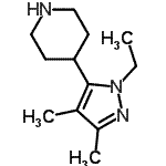 CAS#: 419572-06-8， 4-(1-Ethyl-3,4-Dimethyl-1H-Pyrazol-5-Yl)Piperidine
