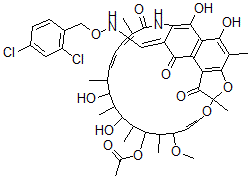 CAS#: 41970-84-7， 3-[(2,4-Dichlorobenzyloxy)Iminomethyl]Rifamycin SV