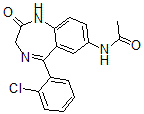 CAS 登录号：41993-30-0， 7-乙酰氨基氯硝西泮