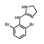 CAS 登录号：4205-93-0， N-(2,6-二溴苯基)-4,5-二氢-1H-咪唑-2-胺