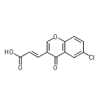 CAS#: 42059-70-1， (2E)-3-(6-Chloro-4-Oxo-4H-Chromen-3-Yl)Acrylic Acid