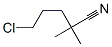 CAS 登录号：4207-54-9， 5-氯-2,2-二甲基-戊腈