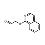 CAS#: 420786-68-1， (1-Isoquinolinyloxy)Acetaldehyde