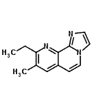 CAS#: 421595-92-8， 9-Ethyl-8-Methylimidazo[1,2-h][1,7]Naphthyridine