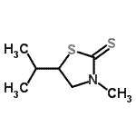 CAS#: 42163-65-5， 5-Isopropyl-3-Methyl-1,3-Thiazolidine-2-Thione
