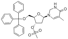 CAS#: 42214-24-4， 5'-O-Trityl-3'-O-Mesylthymidine