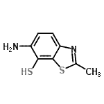 CAS#: 42222-48-0， 6-Amino-2-Methyl-1,3-Benzothiazole-7-Thiol
