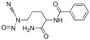 CAS 登录号：42242-72-8， N-[4-(N-氰基-N-亚硝基氨基)-1-氨基甲酰丁基]苯甲酰胺