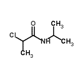 结构式 CAS# 42275-92-3, 2-氯-N-异丙基丙酰胺