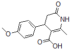 CAS#: 423120-08-5， 1,4,5,6-Tetrahydro-4-(4-Methoxyphenyl)-2-Methyl-6-Oxo-3-Pyridinecarboxylic acid