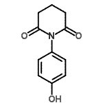 CAS#: 423737-09-1， 1-(4-Hydroxyphenyl)-2,6-Piperidinedione