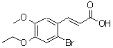 CAS#: 423753-00-8， (2E)-3-(2-Bromo-4-Ethoxy-5-Methoxyphenyl)Acrylic Acid