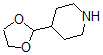 CAS#: 423768-60-9， 4-(1,3-Dioxolan-2-Yl)Piperidine