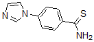 结构式 CAS# 423769-74-8, 4-(1H-咪唑-1-基)-苯硫代甲酰胺