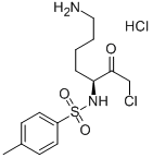 结构式 CAS# 4238-41-9, 对甲苯磺酰基-L-赖氨酰-氯甲烷盐酸盐
